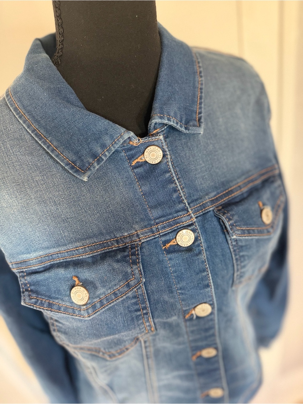 Wax Jean Blue Denim Jacket - Women